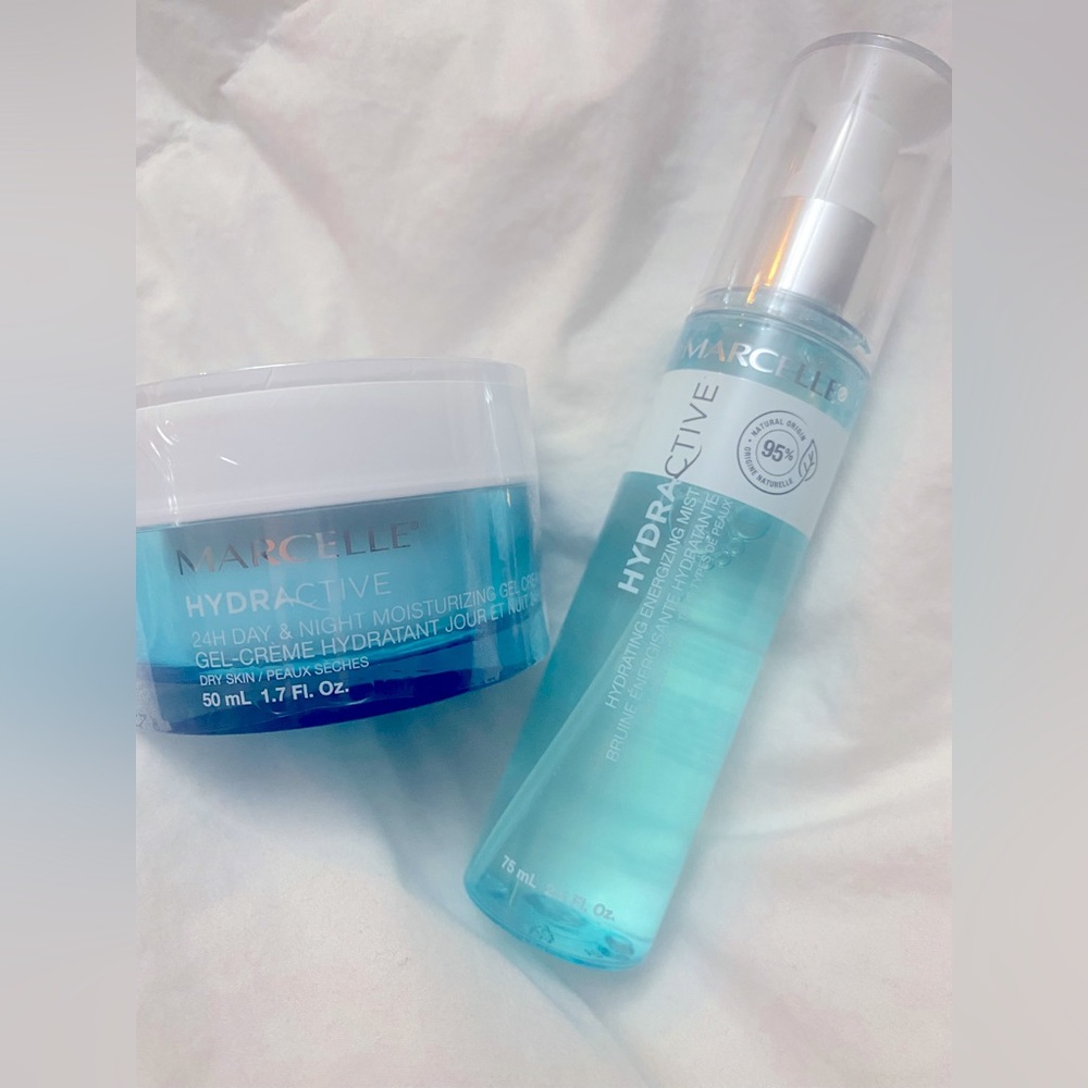 Marcelle Hydraactive daily moisturizer and hydrating spray!